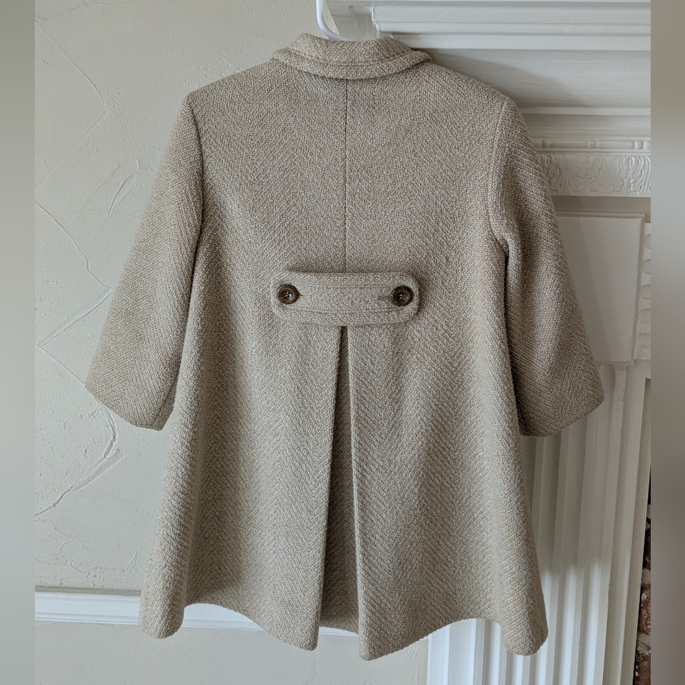 Zara | Wool Blend Longline Coat - Picture 3 of 3